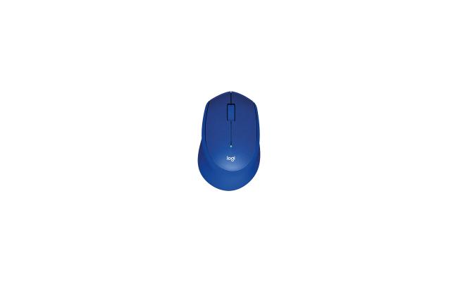 Logitech M330 Silent Plus Wireless Mouse - Blue